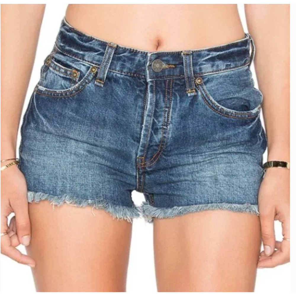 Free People Rock Denim Uptown Short Size 29 - Picture 8 of 9